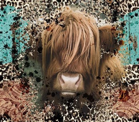 Pin By Elaine On Sublimation Highland Cow Art Diy Screen Printing