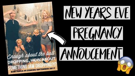 Remembering Our New Years Eve Pregnancy Announcement Youtube