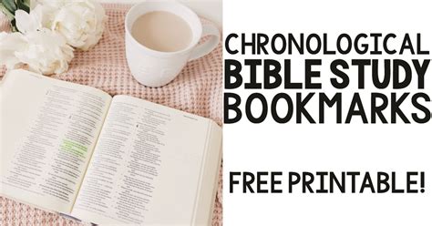 Yearly Bible Study Bookmarks - Free Printable - Designing Tomorrow