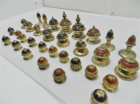 Antique Chess Set - STERLING SILVER & Wood - Origins? | Collectors Weekly