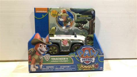 Paw Patrol Jungle Rescue Trackers Jungle Cruiser Vehicle And Pup Figure Toys And Hobbies