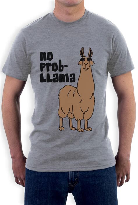 No Prob Llama T Shirt Ask Me About Llama Hipster Swag Indie Drama Tee