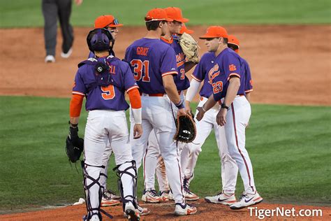 Clemson Baseball Photo Of Caden Grice And Erik Bakich And