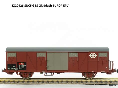 Exact Train Sncf Gbs G Terwagen Europ Mit Grossem