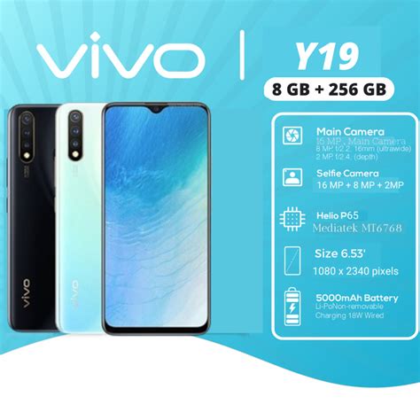 Jual HP VIVO Y19 RAM 8 256GB 4G Smartphone Android GARANSI Shopee