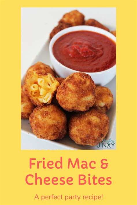 Fried Macaroni and Cheese Bites Recipe - Thrifty Jinxy