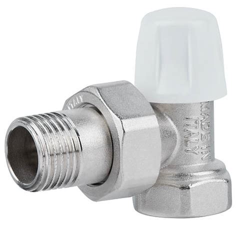 Вентиль радиаторный ICMA угловой 1/2"x1/2" с американкой 82803AD06 (ID ...