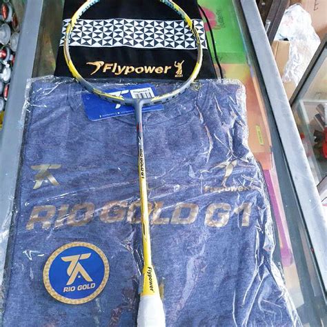 Jual Raket Flypower Rio Gold G1 Original Shopee Indonesia