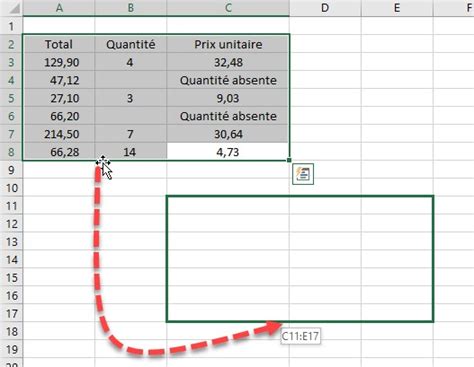 Excel Pratique Déplacer Cellules Plages Lignes Colonnes Médiaforma