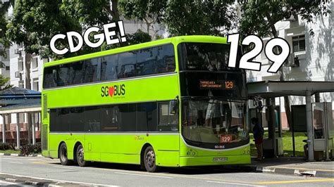 SBST SBS7403B On Service 129 Volvo B9TL CDGE YouTube