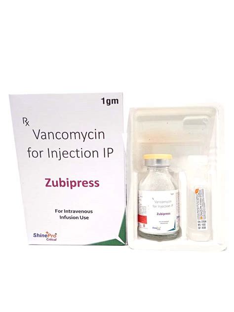 VANCOMYCIN INJECTION Shinepro Lifesciences Pvt Ltd