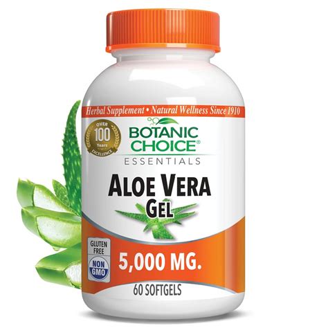 Buy Aloe Vera Gel 60 Softgels Botanic Choice