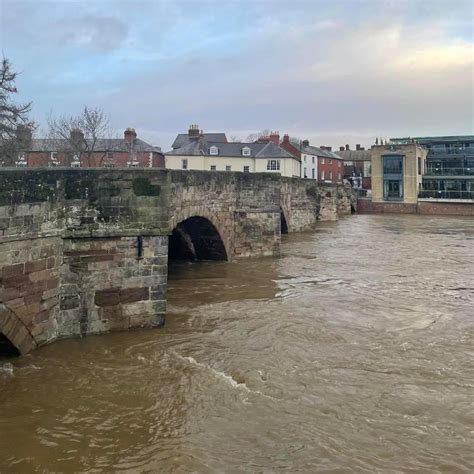 News A Number Of Flood Alerts Are In Place In Herefordshire Following