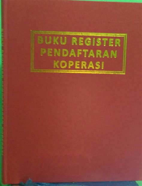 Jual Buku Daftar Koperasi Kota Depok Perlengkapan Notaris Tokopedia