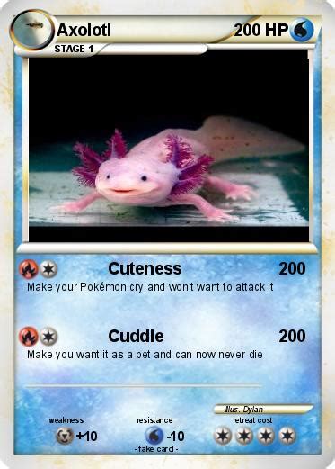 Pokémon Axolotl 214 214 Cuteness My Pokemon Card