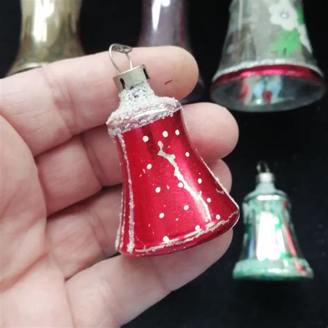 Vintage Mercury Glass Bell Christmas Tree Ornament Choose Style Ebay