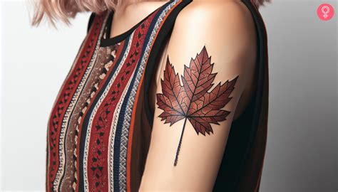 8 Amazing Maple Leaf Tattoo Designs And Their Meanings