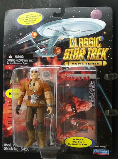 Classic Star Trek Movie Series Khan Action Figure Playmates 1995 Asst 6450 For Sale Online Ebay