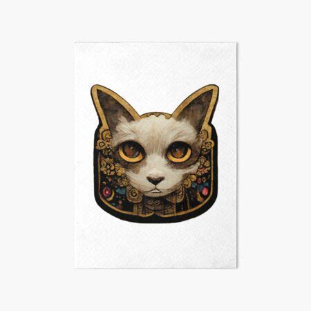 "Ancient Cat" Art Board Print for Sale by turquoisethings | Redbubble