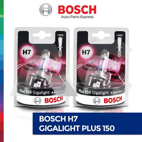 Bosch Gigalight Plus H V W Set Shopee Philippines