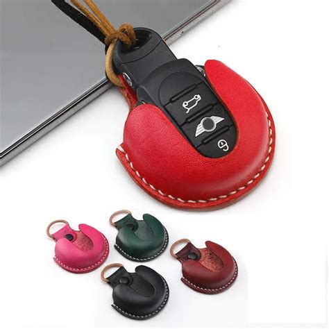 Aliexpress Buy Genuine Leather Car Key Bag Case Cover Fob Holder