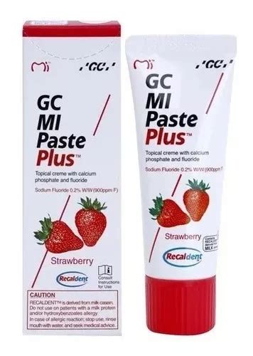 Mi Paste Plus Recaldent Sabor Fresa Gc Envío Gratis