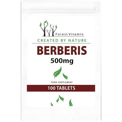 Forest Vitamin Berberis 500mg Suplement Diety 100 Tab Sklep Empik