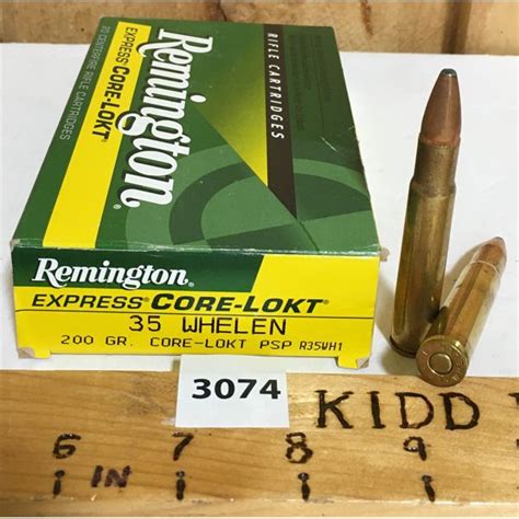 Ammo 20x Remington Express Core Lokt 35 Whelen 200gr