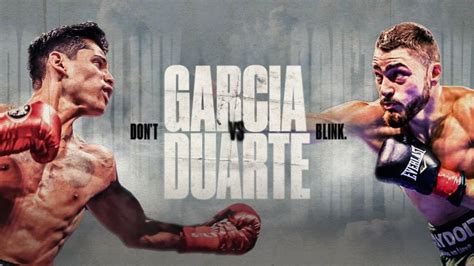 Everything You Need To Know About Ryan Garcia Vs Oscar Duarte Timings