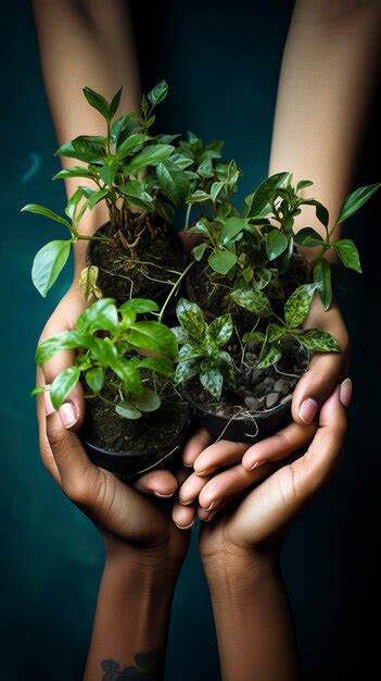 Luvas de mão que definem um bom ambiente Feliz Dia do Meio Ambiente