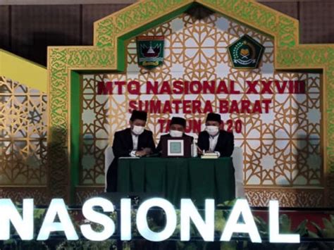 Gemuruh Kalimat Takbir Sumbar Raih Juara 1 Cabang Fahmil MTQ Nasional