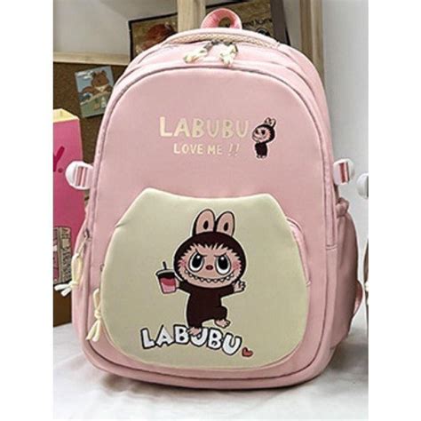 Balo đi học vừa A LABUBU hot hit giá rẻ mang đi chơi đi học Shopee