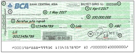 Cara Mencairkan Giro Dibank Bca Mardhatilla Blog