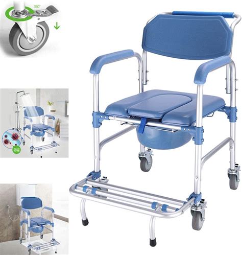 Wheelchair In Toilettenstuhl Toilettenrollstuhl Mit R Dern