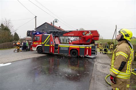 Feuerwehr Einsatz In Pennewitz Hausanbau Brennt Komplett Nieder