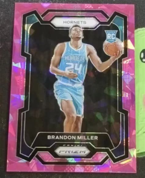 Brandon Miller Panini Prizm Rose Craqu Glace Prizm Rc Frelons