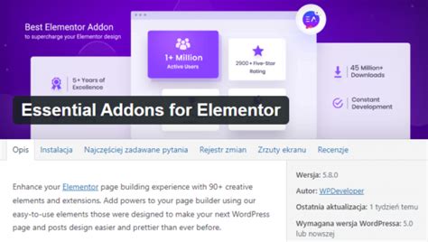 Najlepsze Darmowe Dodatki Rozszerzenia Do Elementor Dla Wordpress