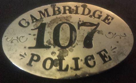 Cambridge Police badges