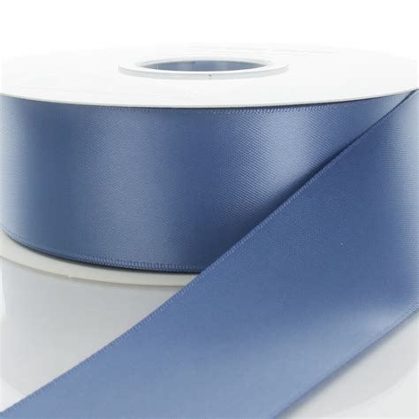 3 Double Faced Satin Ribbon 363 Antique Blue 100yd Michaels