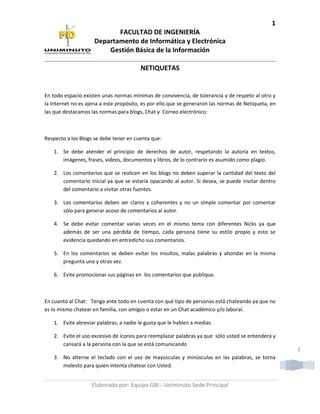 Netiquetas Pdf Descarga Gratuita