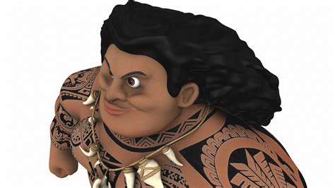 Maui from the cartoon Moana 3D model | CGTrader