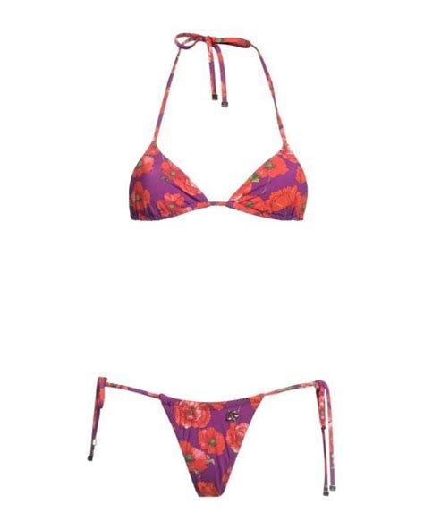 Dolce Gabbana Bikini In Red Lyst