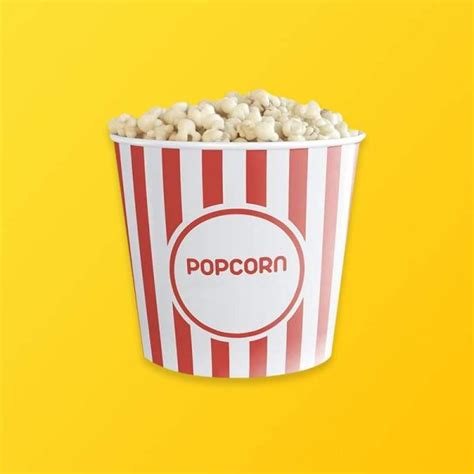 Custom Digital Printed Popcorn Boxes Silver Edge Packaging