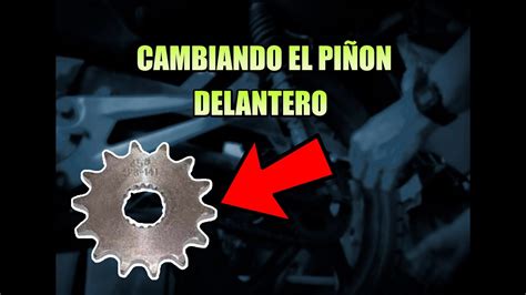 Como Cambiar El Pi On Delantero De Ataque De Una Motocicleta Youtube