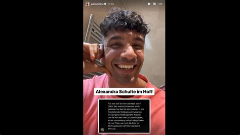 Julian Zietlow Feuert Gegen Alina Alexandra Schulte Im Hoff YouTube