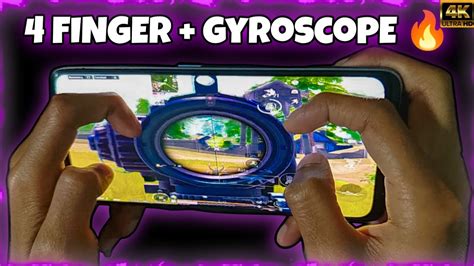 Best Handcam 4 Finger Gyroscope 🔥 Solo Vs Squad Bgmi Handcam