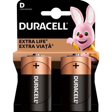 Duracell Basic alkalická baterie 2 ks D Jednorázová baterie Alza cz