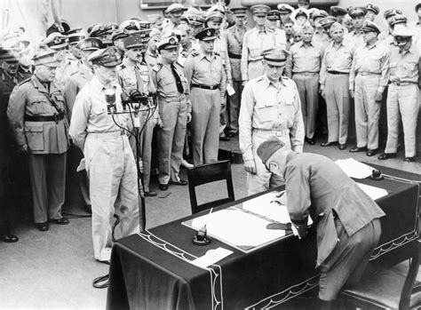 Japanese Surrender At Tokyo Bay 2 September 1945 A30427 Naval