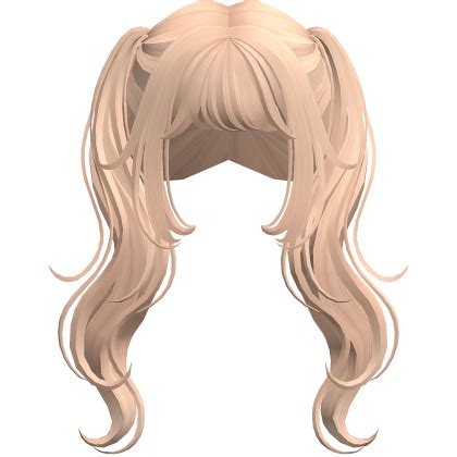 High Wavy Pigtails Blonde Roblox