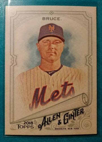 2018 TOPPS ALLEN GINTER JAY BRUCE SHORT PRINT 347 NEW YORK METS NY